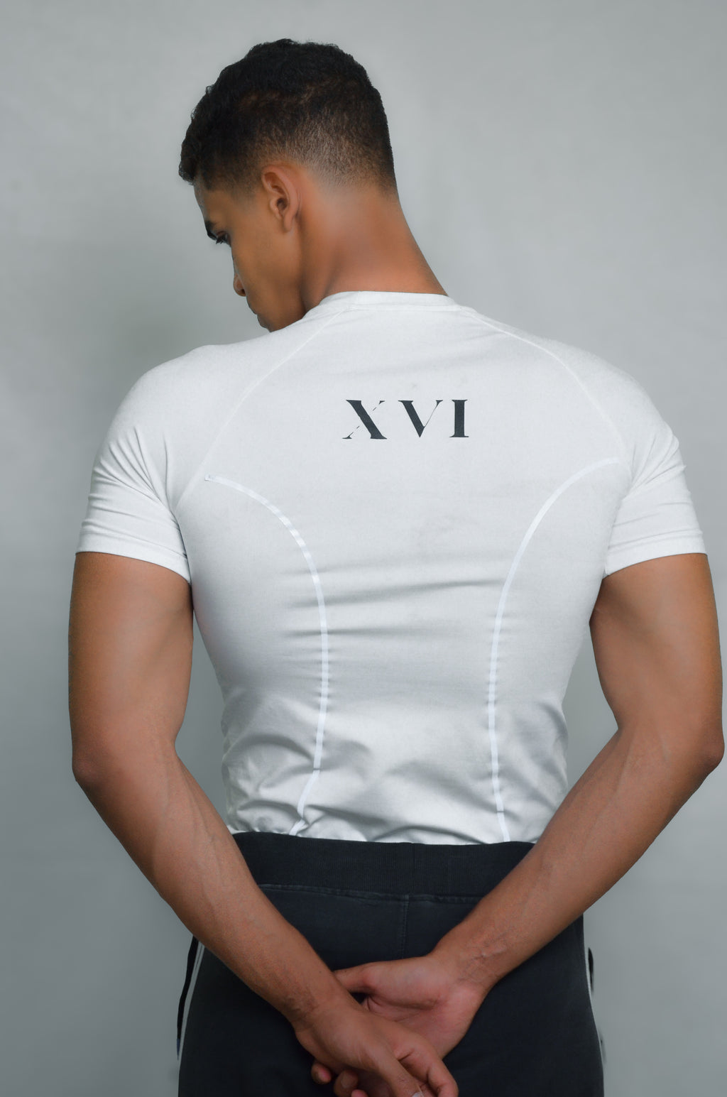 compression t-shirt - white