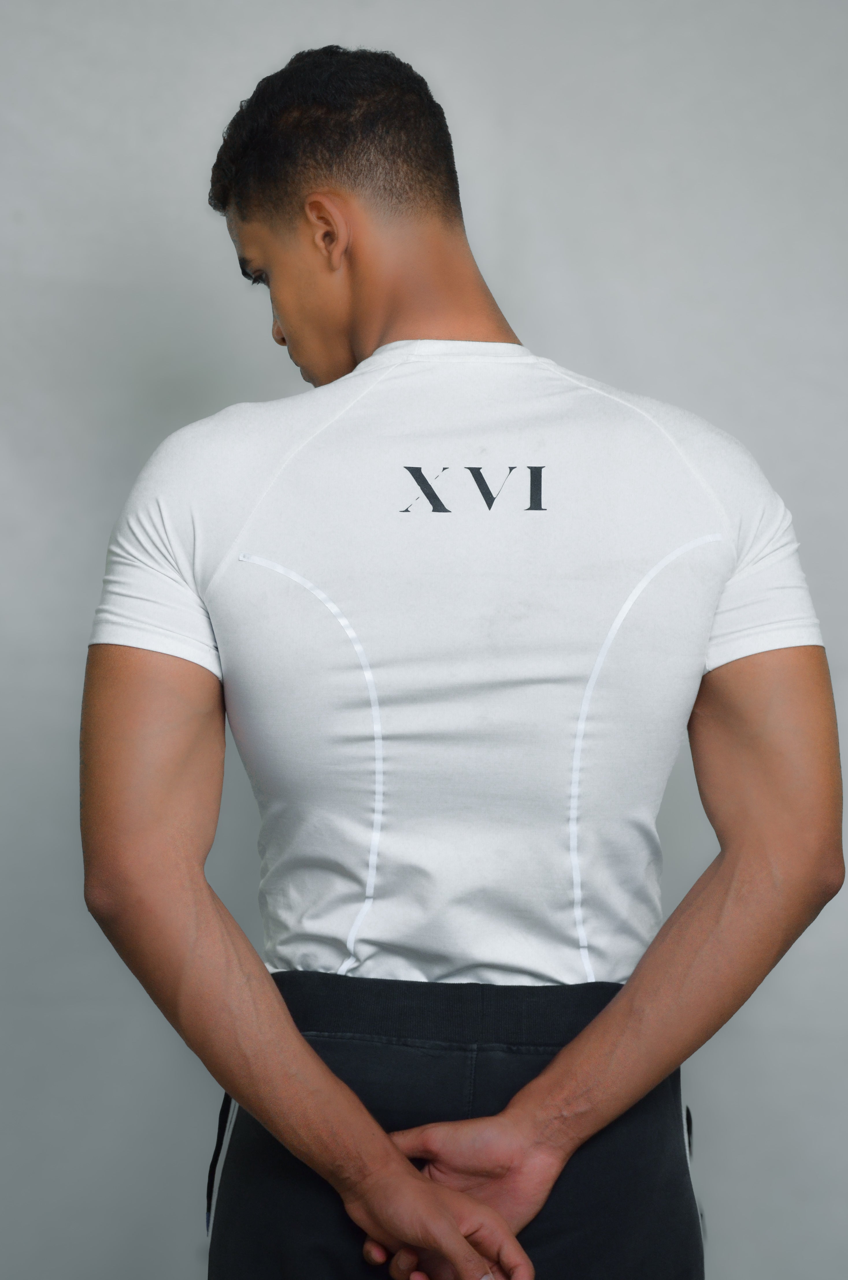 compression t-shirt - white