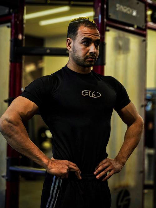 compression t-shirt - Black