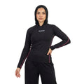 Long sleeve compression - Black-pinky line