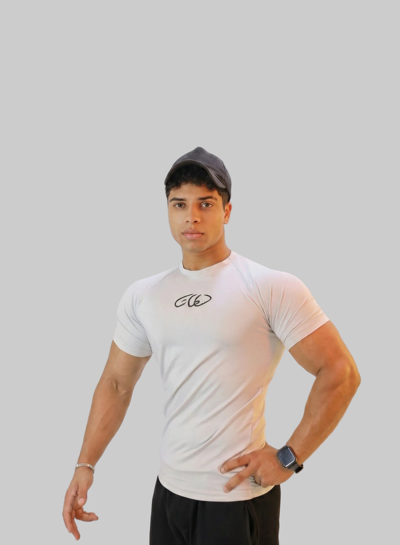 compression t-shirt - white